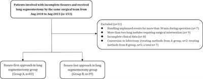 The safety and efficacy of the fissure-first approach in lung segmentectomy for patients with incomplete fissures